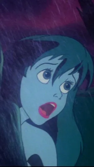 ai character: Ariel the mermaid  background