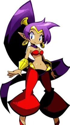 ai character: Shantae  background