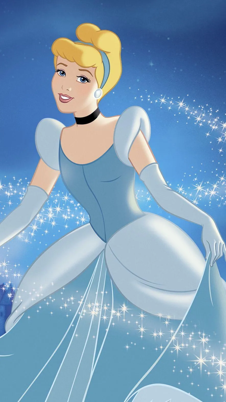 ai character: Cinderella background