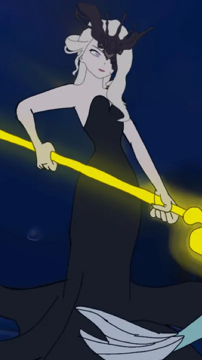 ai character: La Signora witch  background