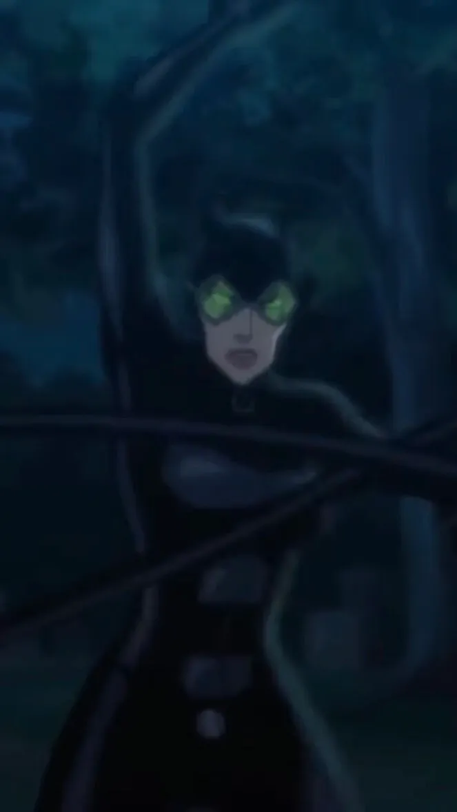 ai character: Catwoman  background