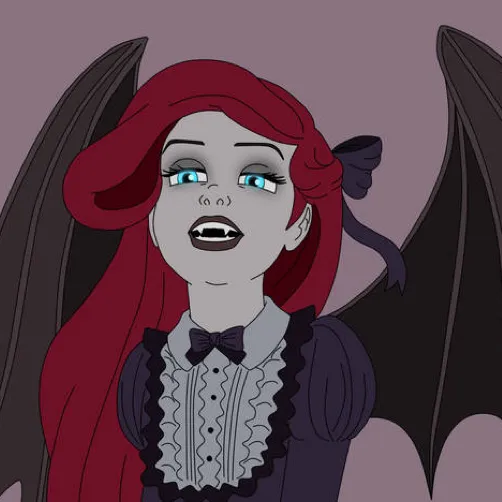 chat with ai character: Ariel Vampire 