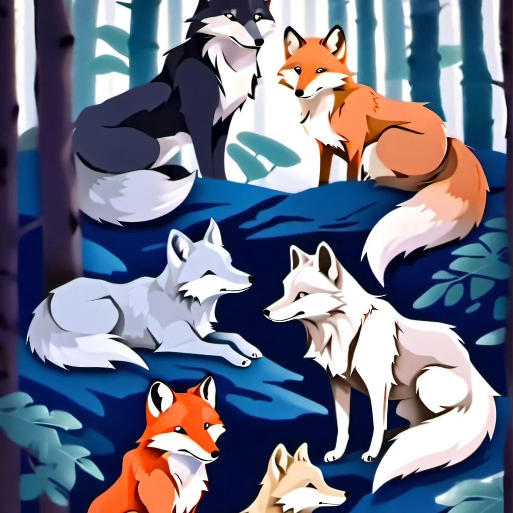 chat with ai character: Fox pack