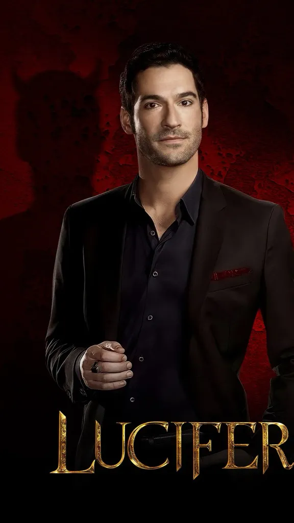 ai character: LuciferMorningstar background