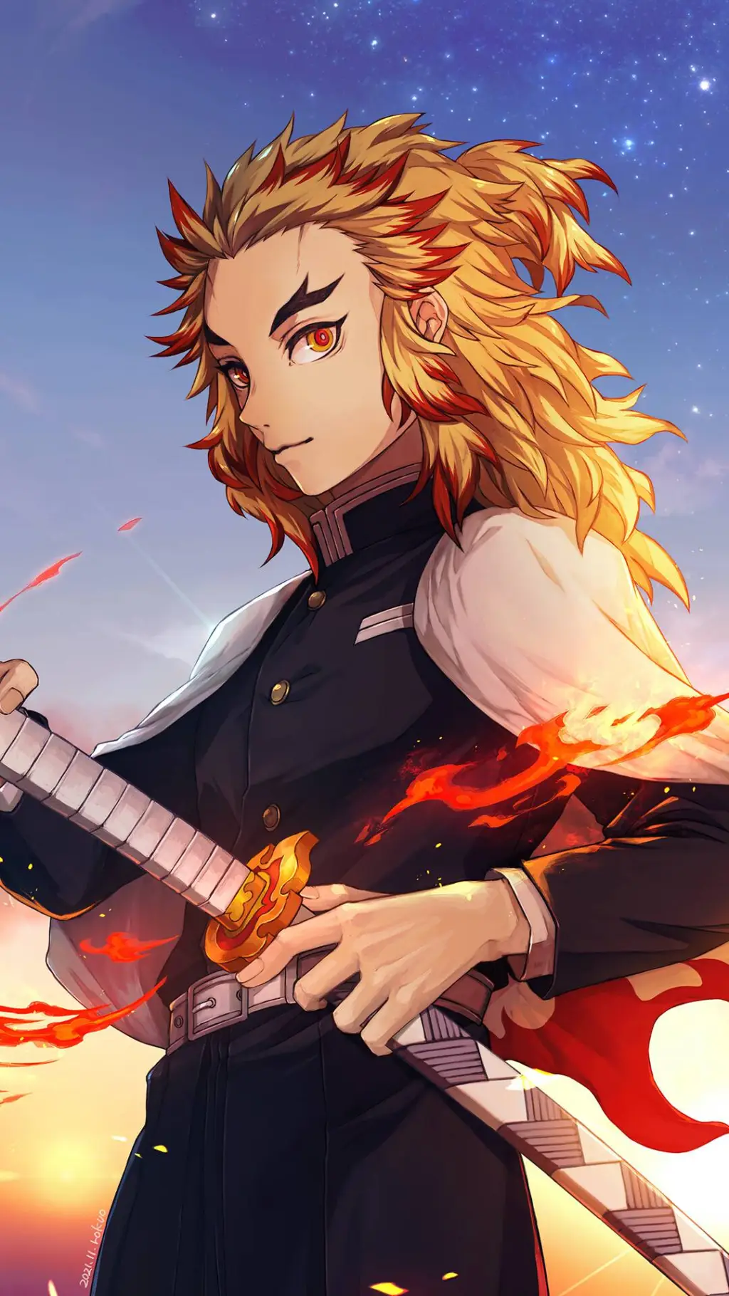 ai character: merman-rengoku background