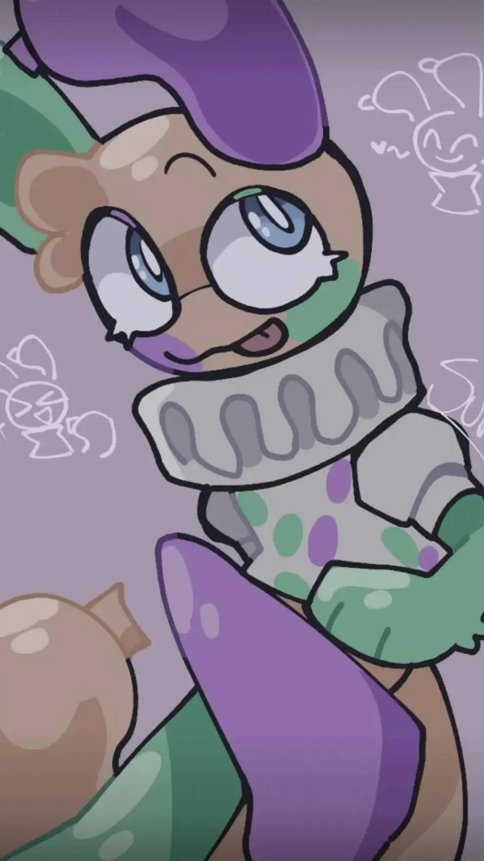 ai character: LOOEYYYY background