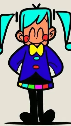 ai character: STATIC MIKU!! background