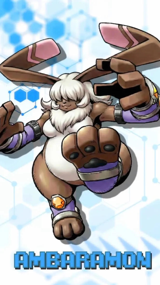 ai character: Angoramon  background