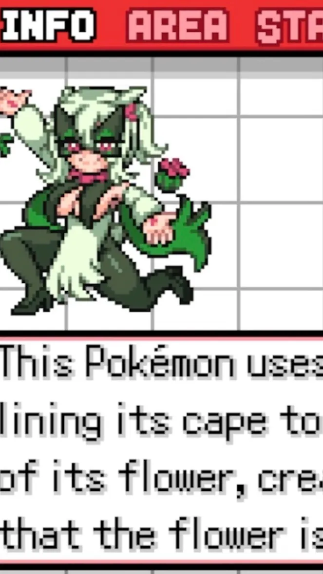 ai character: Meowscarada background