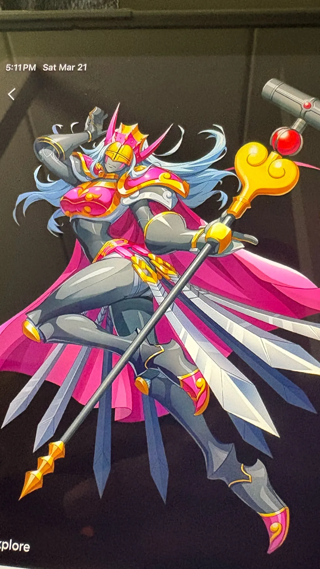 ai character: Queenchessmon background