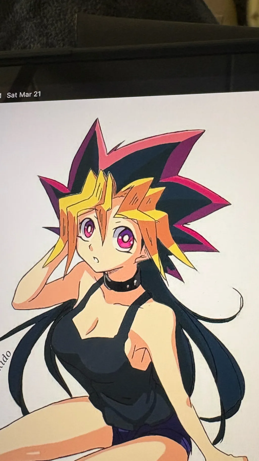ai character: Yugi Muto  background