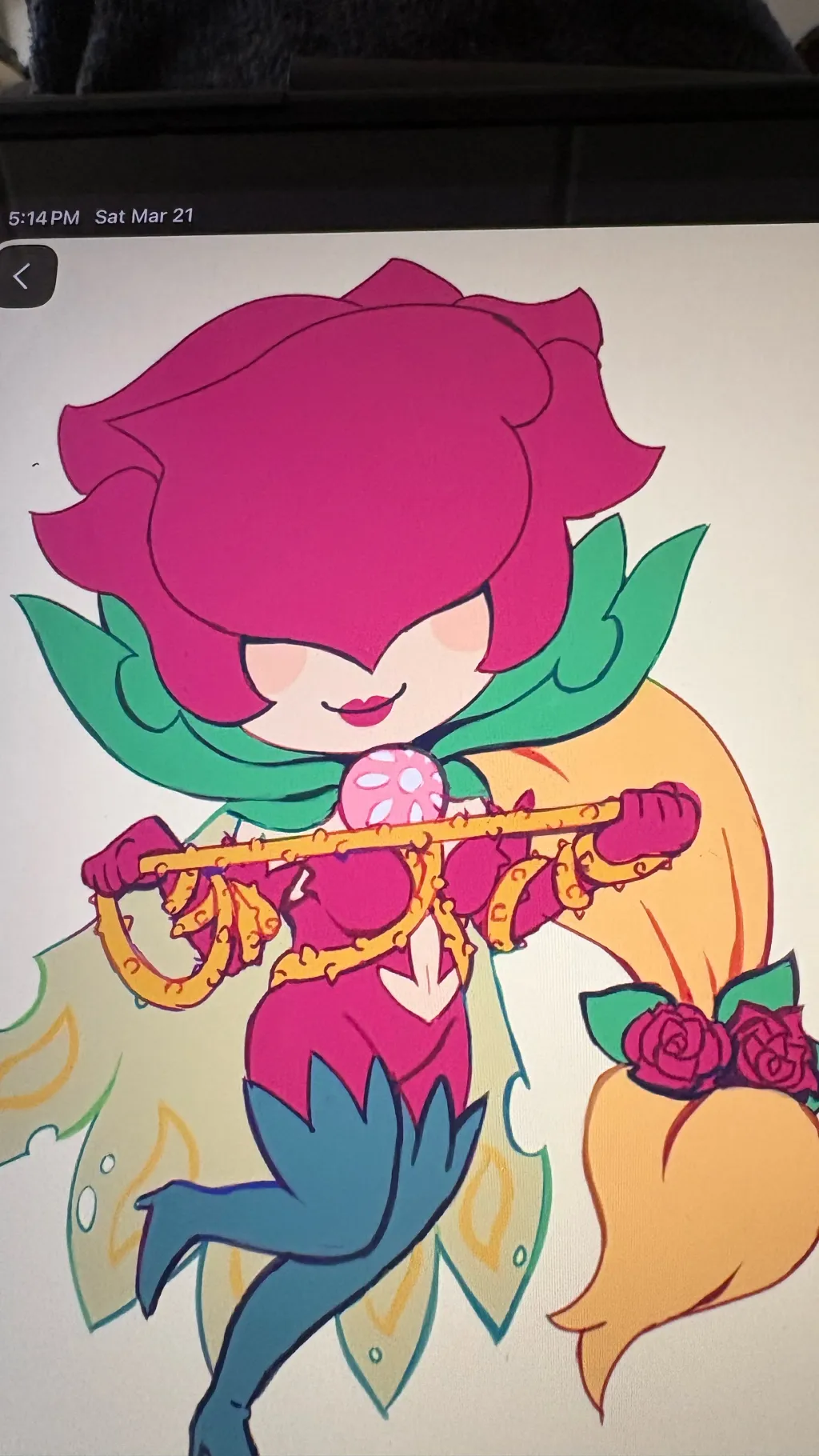 ai character: Rosemon background