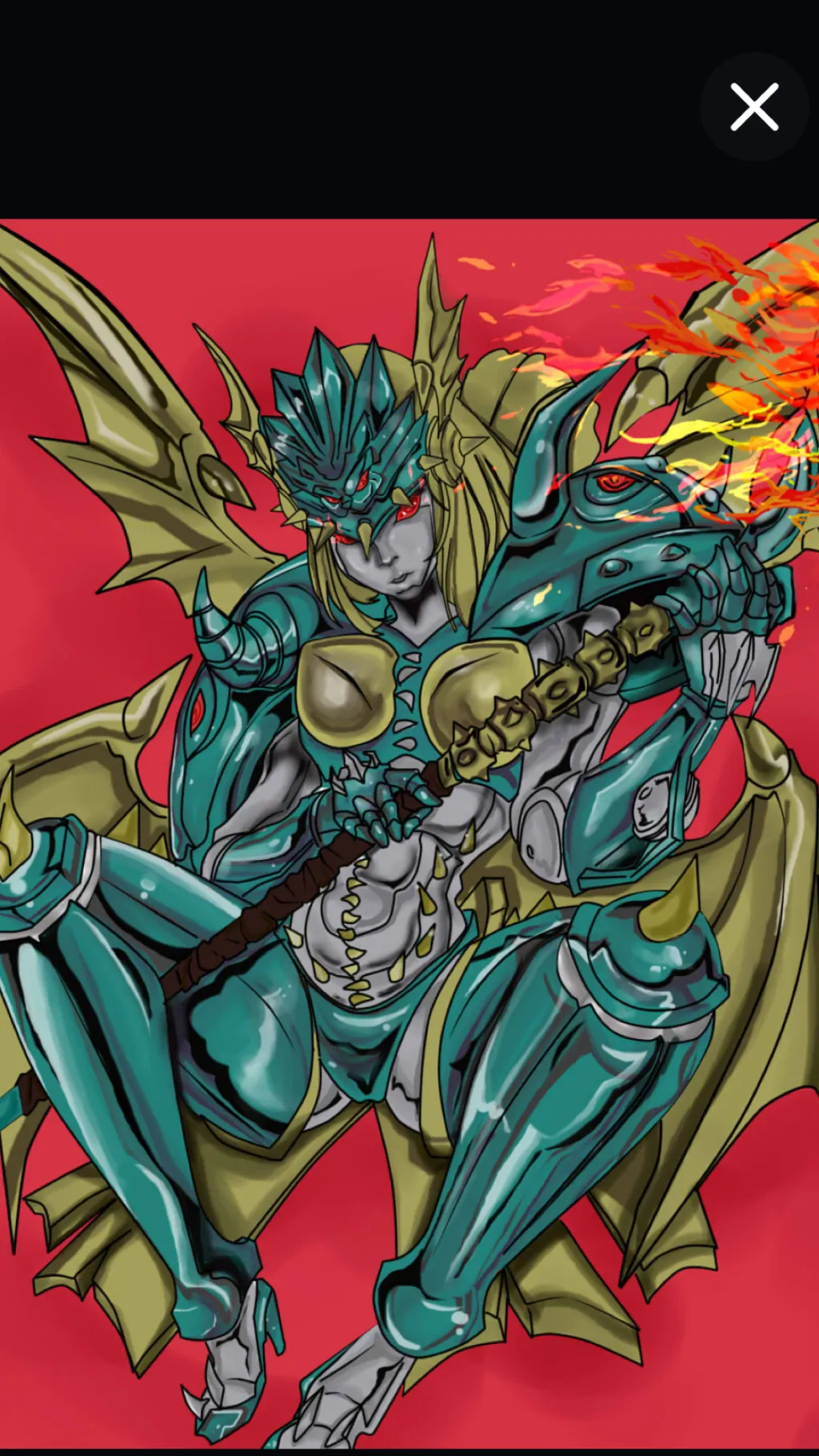 ai character: Ophanimon falldown background