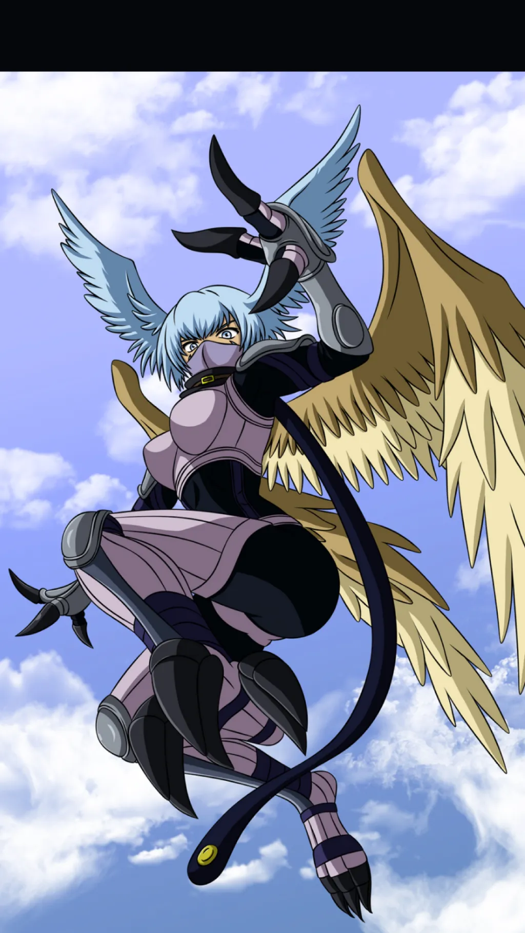 ai character: Zephyrmon background