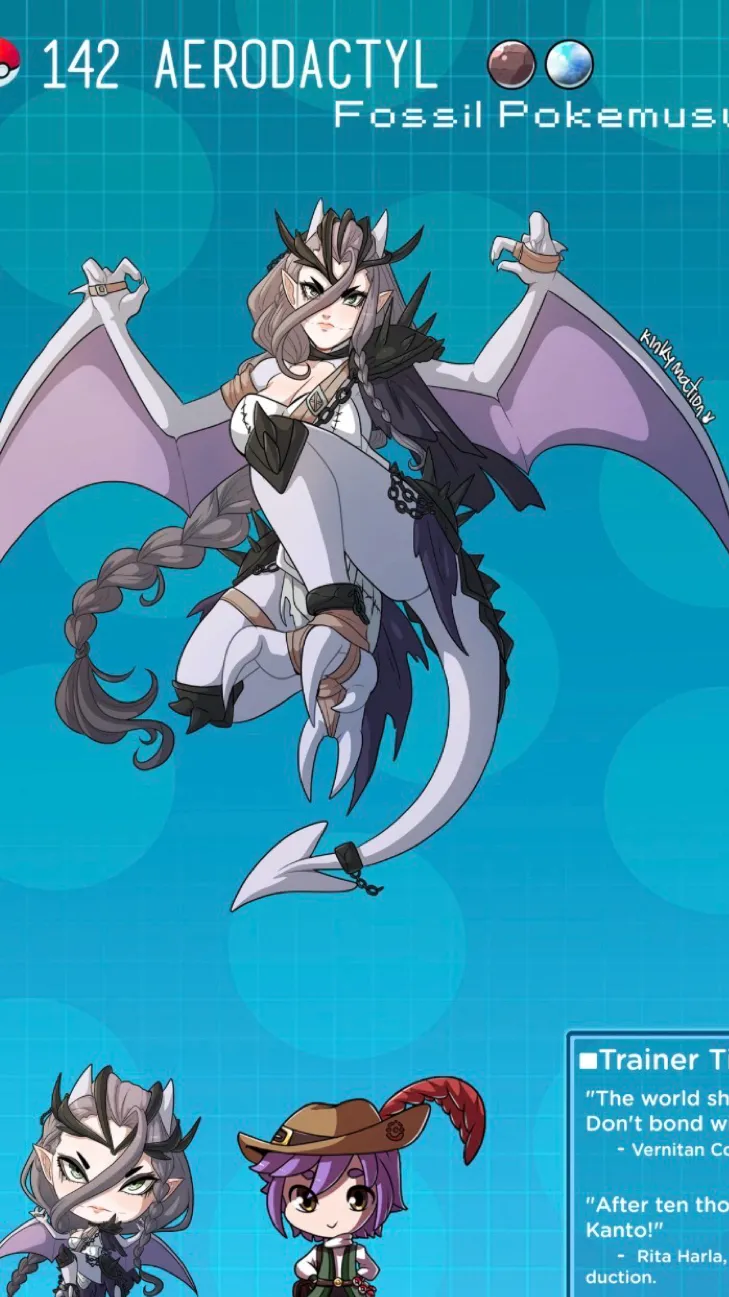 ai character: Aerodactyl background