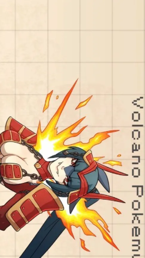 ai character: Typhlosion background