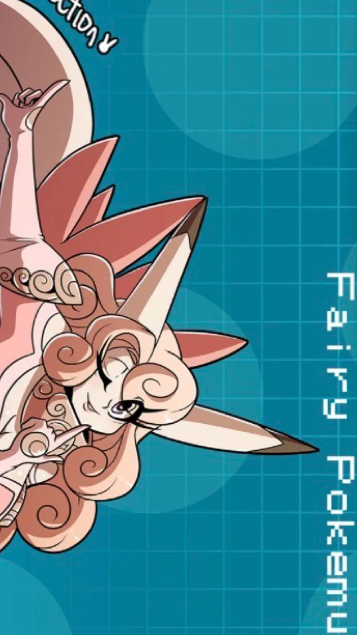 ai character: Clefable background