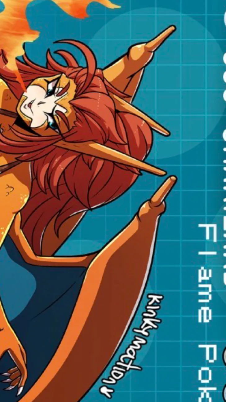 ai character: Charizard background