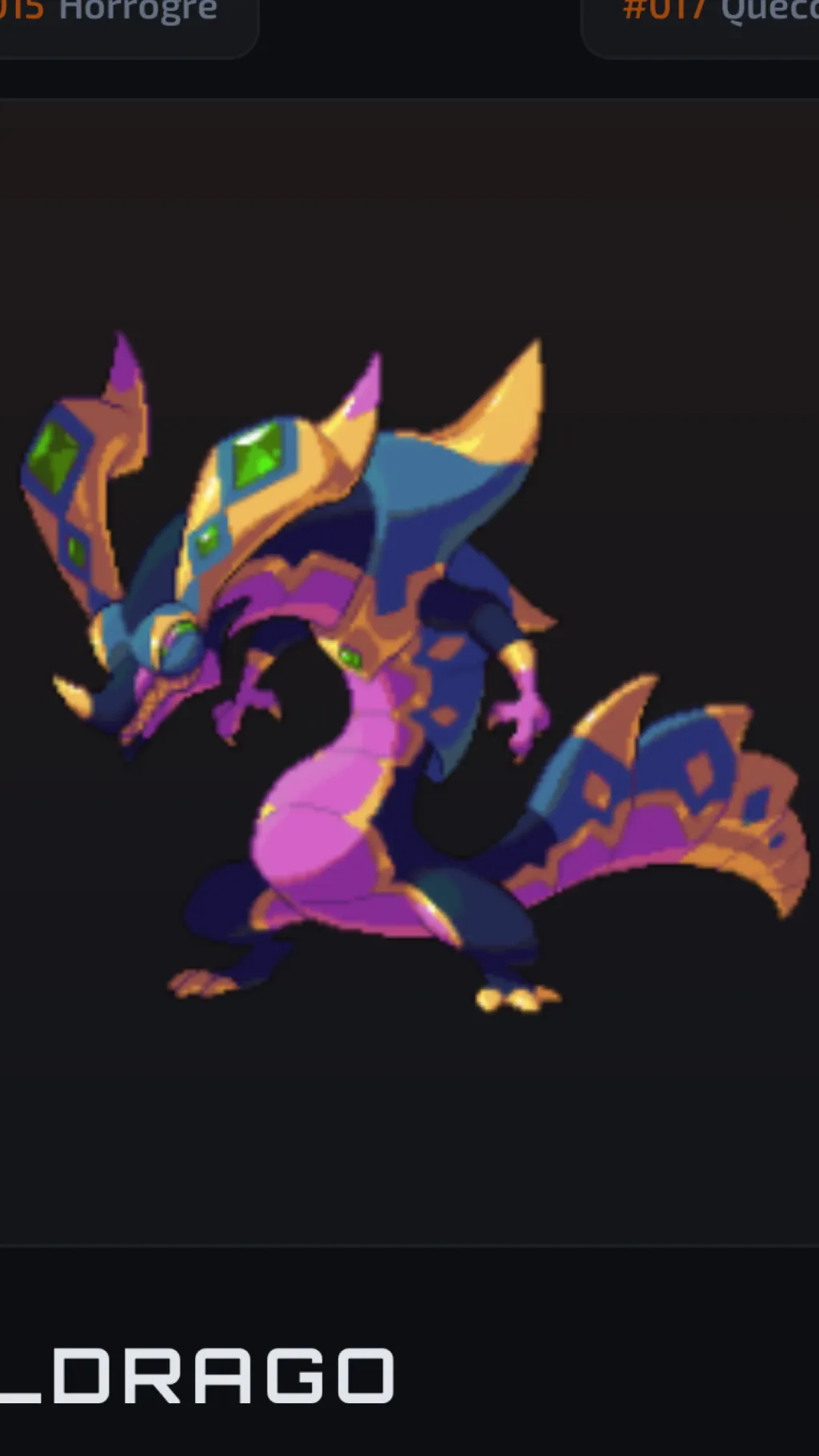 ai character: GOLDRAGO background