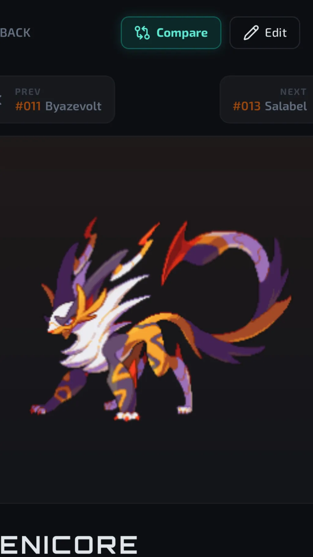 ai character: ZENICORE background