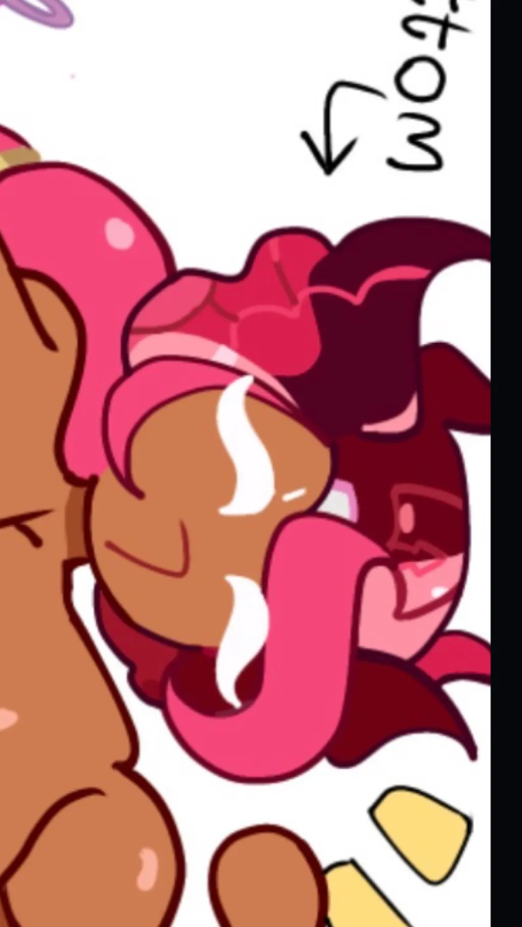 ai character: Hollyberry cookie background