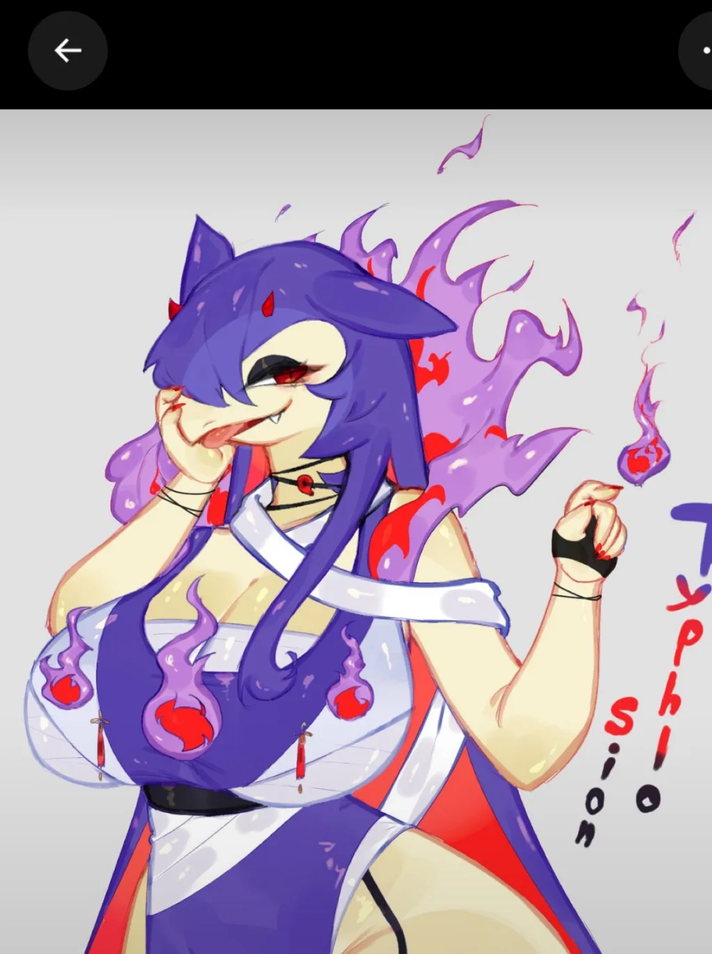 chat with ai character: ￼Typhlosion