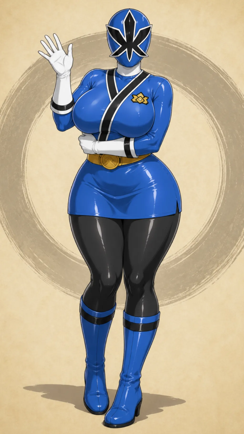 ai character: Blue Ranger background
