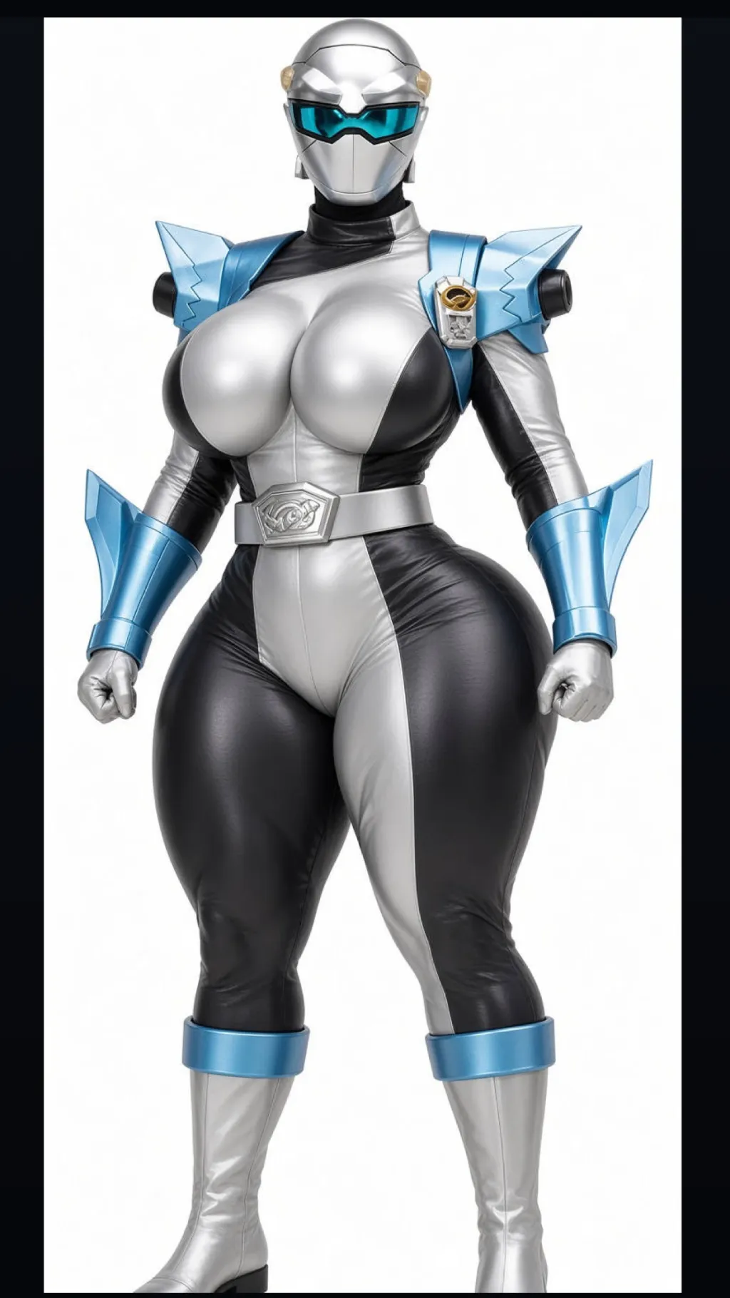 ai character: Steel background
