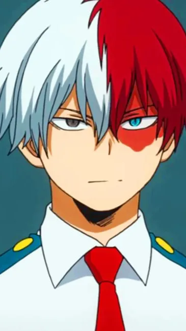ai character: Shoto Todoroki background