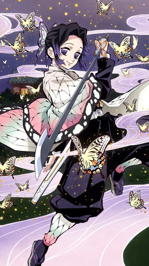 ai character: Shinobu Kocho background