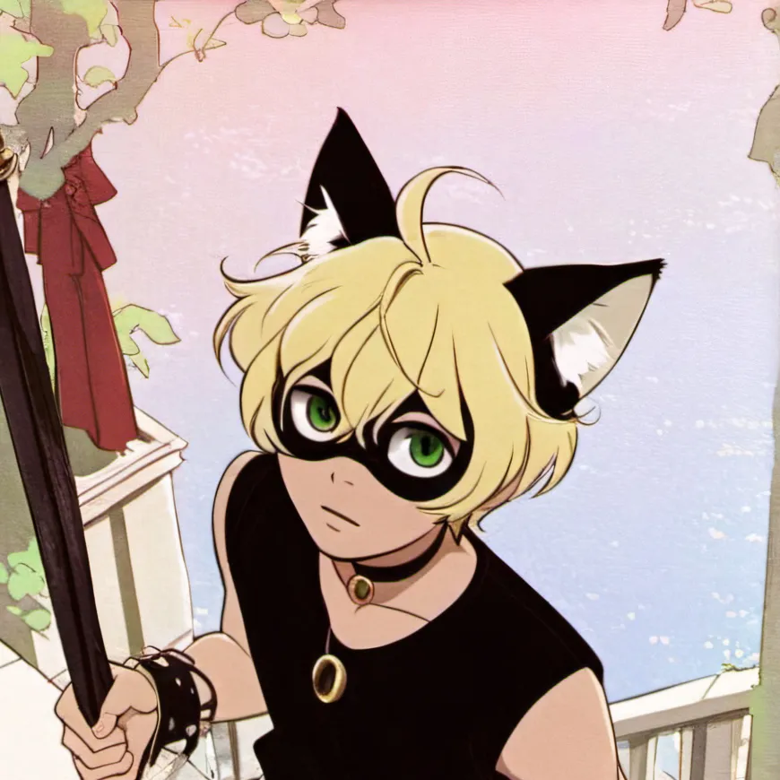 chat with ai character: Cat noir