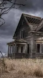 ai character: Haunted house  background