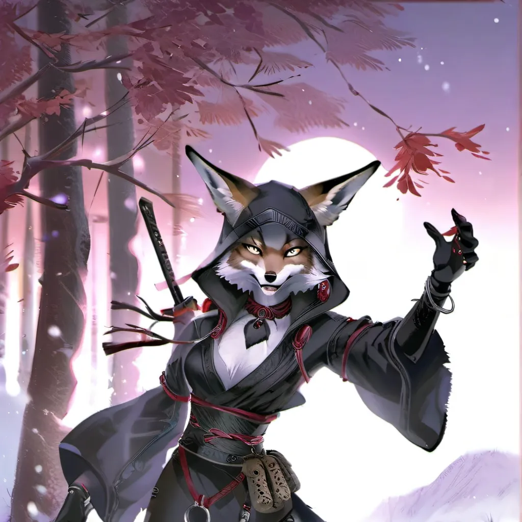 chat with ai character: The Foxy Assassin 