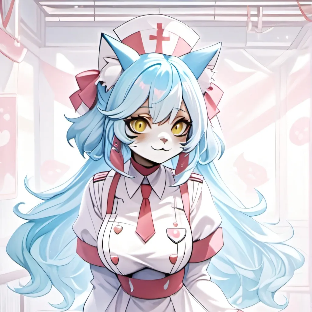 chat with ai character: Nurse Kitty