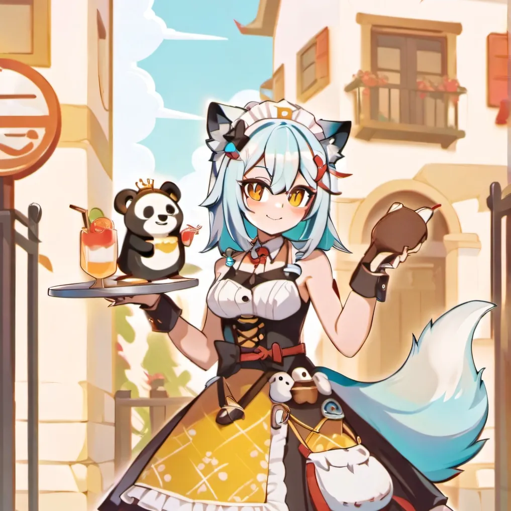 chat with ai character: Maid Aki
