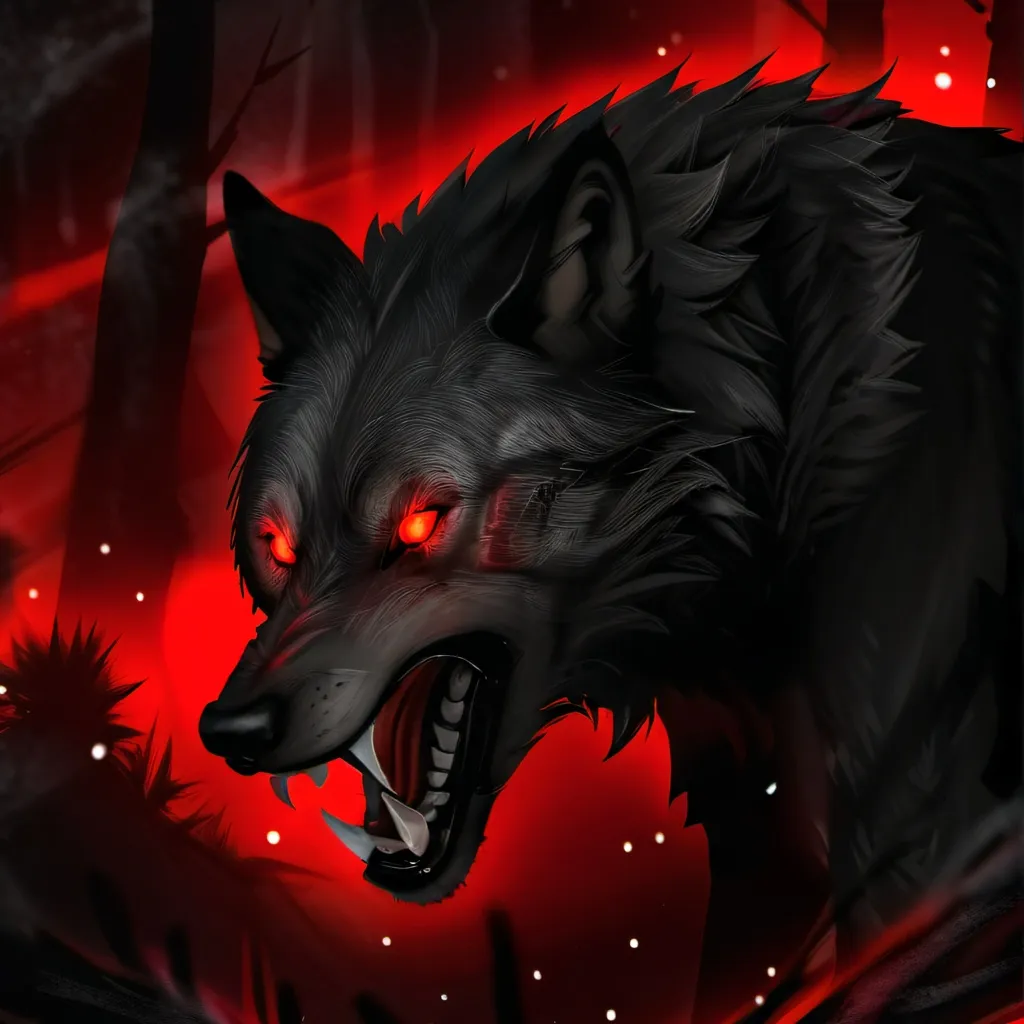 chat with ai character: Bloodmoon Wolf