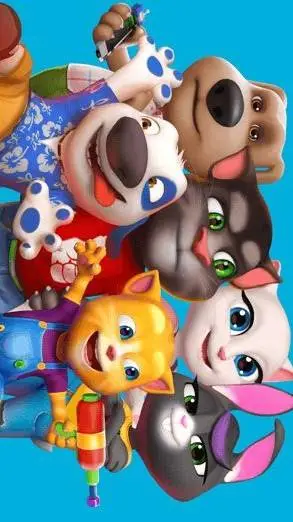 ai character: talkingTom and fr background