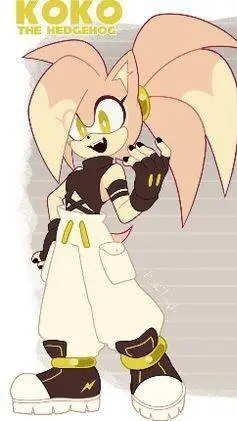 ai character: KOKO THE HEDGEHOG background