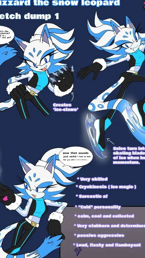 ai character: Blizzard background