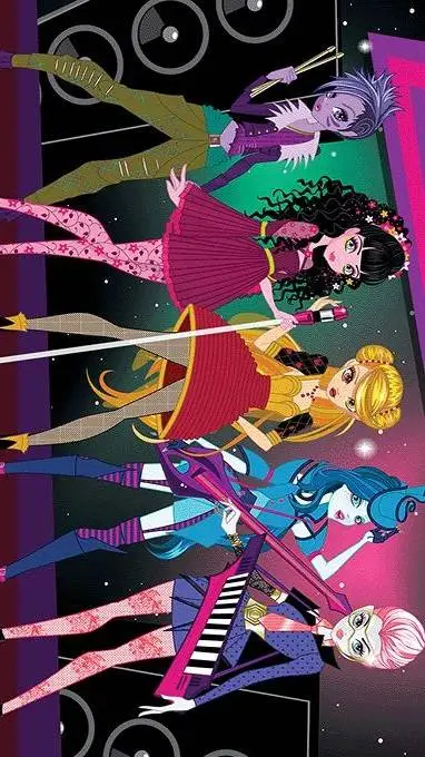 ai character: SpacePOP background
