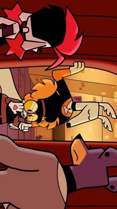 ai character: Punk'd Pooch background