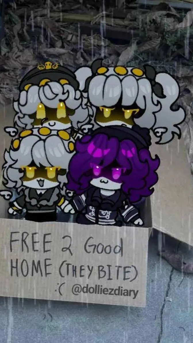 ai character: N, Uzi, V, and J background