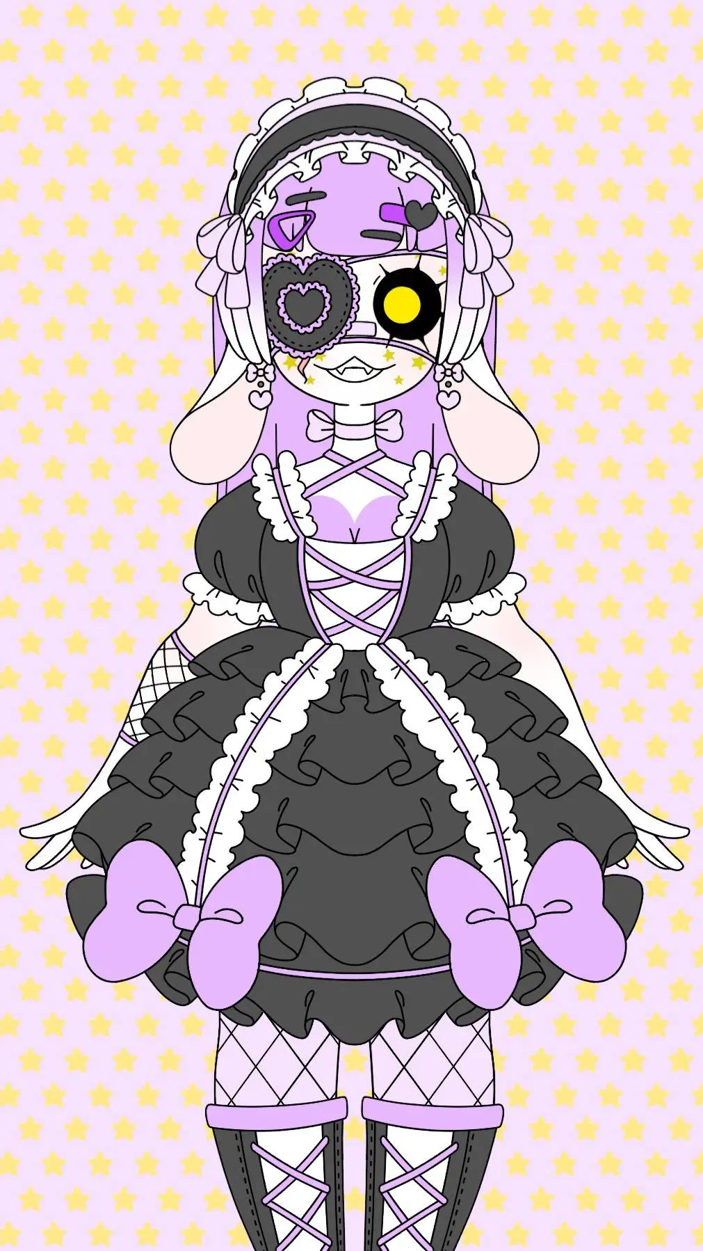 ai character: saku  background
