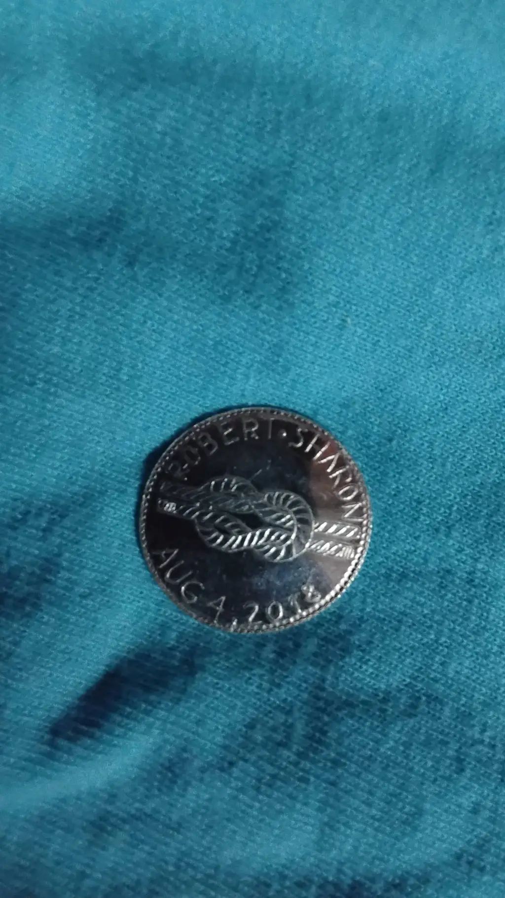 ai character: weird coin  background