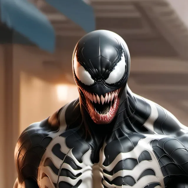 chat with ai character: venom suit