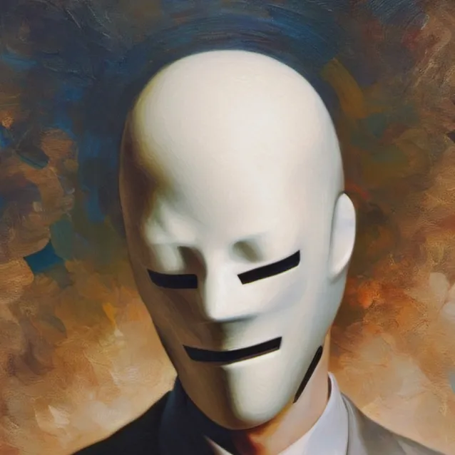 chat with ai character: slender man suit
