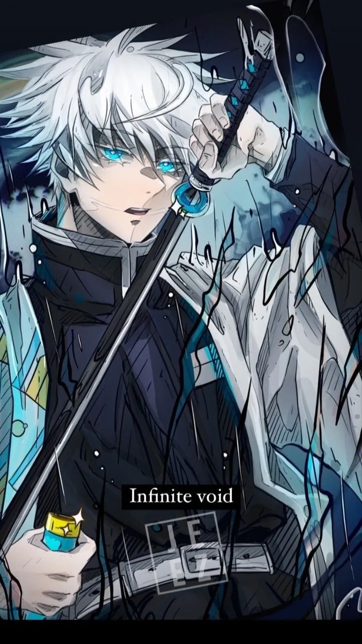 ai character: Gojo in KNY background