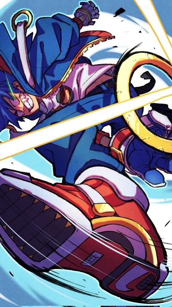 ai character: Human Sonic In MHA background