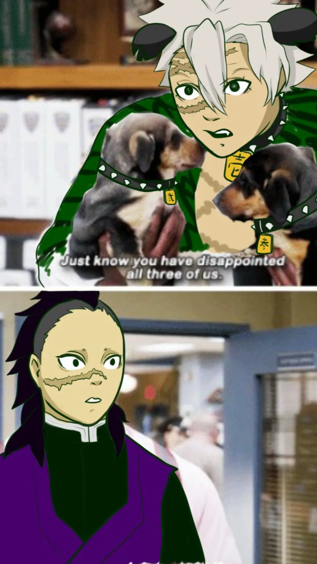 ai character: Sanemi and Genya background