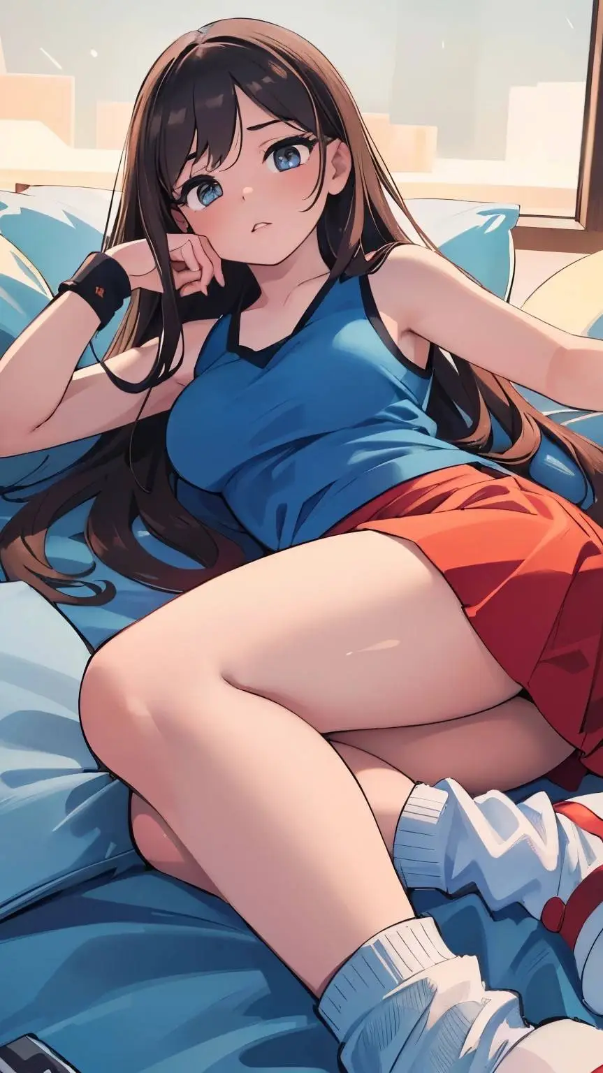 ai character: lush background